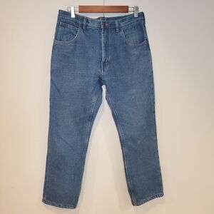 Men's 32 by 32 Black Lined Jeans